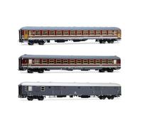 RIVAROSSI HR4362 Ensemble “Alpen Express” 2 CARROZZES FS Rouge Fegato + Bagages