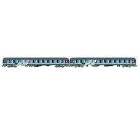 Rivarossi HR4376 FS, Pack de 2 Voitures-couchettes UIC-X Type 1968, livrée XMPR, ép. Voitures de Voyageurs V