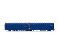 RIVAROSSI HR6569 Wagon Couvert Lails À 3 Essieux “AUSILIAIRE Milano”, Logo Petit