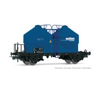 RIVAROSSI HR6573 Wagon Silo Type Ucs “Auxiliaire Milan”, Livrée Bleue