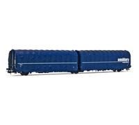 RIVAROSSI HR6600 Wagon Bâché Lails à 3 Essieux FS Bâche "AUSILIARE Milan"