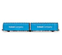 Rivarossi - HR6601 - FS Wagon à Bâche Articulée à 3 Essieux Type Lails 23 83 420 7 810-8 Société Indesit EP V Matériel Roulant, Wagons