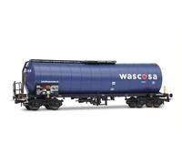 Wagon citerne type Zacens à bogies, bleue, Wascosa, Ep. VI - RIVAROSSI HR6666 -
