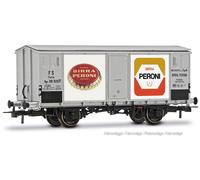 Rivarossi HR6710 Wagon Marchandises H0 Argent Hgb Caisse Métallic DC