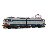 Rivarossi Locomotive électrique HR2968S FS, E.656 4e série livrée d'origine, sans gouttière, avec amortisseurs, ép. V, avec décodeur sonore DCC