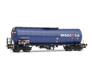 Rivarossi WASCOSA, Wagon-citerne à 4 essieux, livrée Bleue, ép. VI