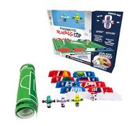Rivaux de Foosbots Jeu de Football de Table, Jeu d' Action Enfants avec Terrain 90 cm et Barrières, Jeu de Réflexes et Stratégie, 3 Joueurs France Brésil Argentine, Jeu de Société Enfant