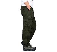 Rivccku Pantalon de Travail Homme Pantalon Cargo 7 Poches Combat Pantalon Tactique pour Casual Activités en Plein Air