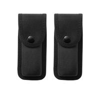 RIVDEE 2 Pièces Etui Couteau pour Lame Pliante,Etui Couteau Cuir, Étui à Couteau de Poche,pour Camping Randonnée en Plein Air (XZJ-KF-91,1)