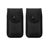 RIVDEE 2 Pièces Etui Couteau pour Lame Pliante,Etui Couteau Cuir, Étui à Couteau de Poche,pour Camping Randonnée en Plein Air (XZJ-KF-91,2)