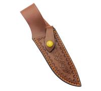 RIVDEE Etui Couteau，Couteau Gaine avec Ceinture Boucle pour Couteaux À Lame Fixe De Chasse protéger Le Couteau (Marron)