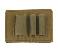 RIVDEE Plaque d'extension adhésive Tactique, kit d'extension de Sac à Dos de Gilet Auto-adhésif pour Lampe de Poche, équipement EDC pour Sacs de Transport Quotidiens (Marron)