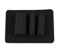 RIVDEE Plaque d'extension adhésive Tactique, kit d'extension de Sac à Dos de Gilet Auto-adhésif pour Lampe de Poche, équipement EDC pour Sacs de Transport Quotidiens (Noir)