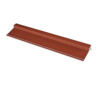 Rive gauche - droite 920 mm pour panneau tuile facile en acier galvanisé laqué mat - L: 920 mm - l: 23 cm - E: 8 cm - Brun rouge mat
