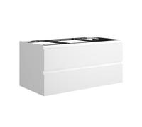 rivea Dia Meuble sous-vasque l : 100 cm avec 2 tiroirs, BR0033WM,