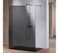 rivea Dia Walk In Free Paroi de douche pour douche à l’italienne H : 200 cm, BR0002BM+BR000011,