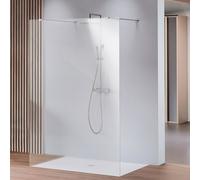 rivea Dia Walk In Free Paroi de douche pour douche à l’italienne H : 200 cm, BR0002CR+BR000009,