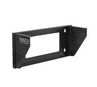 RIVECO Support mural 3U pour réseau | Charge lourde renforcée de 29,9 à 44,9 kg - Petit support de serveur vertical et horizontal pour équipement informatique et studio de 48,3 cm.