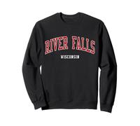 River Falls Université de Style Universitaire Wisconsin College Sweatshirt