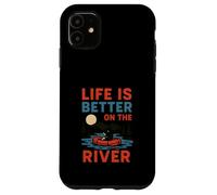 River Float Trip Life is Better on the River Femmes Fun Coque pour iPhone 11