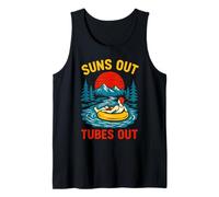 River Float Trip Suns Out Tubes Out Vintage Femme été Débardeur
