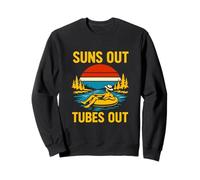 River Float Trip Suns Out Tubes Out Vintage Femme été Sweatshirt