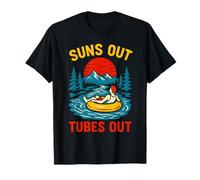 River Float Trip Suns Out Tubes Out Vintage Femme été T-Shirt