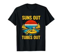 River Float Trip Suns Out Tubes Out Vintage Femme été T-Shirt