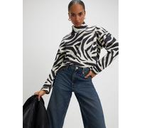 River Island Haut confortable à imprimé zèbre River Island