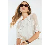 River Island Haut River Island en maille Broderie