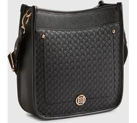 River Island River Island Black Emboss Pocket Messenger Bag