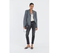 River Island River Island Black High Rise Sculpt Mom Jeans