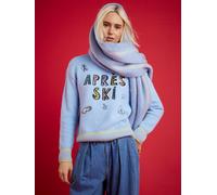 River Island River Island Blue Nephthys Collab Apres Ski Christmas Novelty Jumper