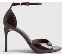 River Island River Island Brown Closed Back Ankle Strap Heels