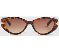 River Island River Island Brown Slim Cat Eye Sunglasses