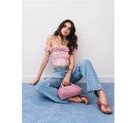 River Island River Island Cabbages And Roses Bardot Floral Print Corsage Corset Top