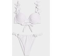 River Island River Island Cut Out Flower Bikini Set