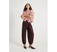 River Island River Island Dark Brown Elasticed Waist Balloon Trousers