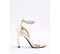 River Island River Island Gold Closed Back Banana Heel Sandals