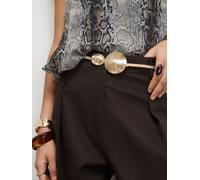 River Island River Island Gold Double Circle Chain Belt