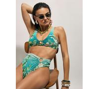 River Island River Island Lotus Print Bikini Set