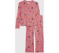 River Island River Island Red Nephthys Doodle Christmas Pyjamas Set