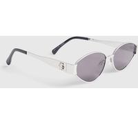 River Island River Island Silver Cat Eye Slim Sunglasses