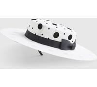 River Island River Island White Edwina Ibbotson Polker Dot Boater Hat