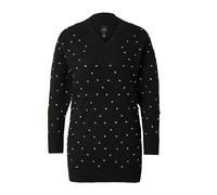 River Island Robes en maille noir / transparent, Taille XS