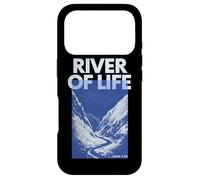 River of Life Christian Faith Jésus Worship Bible Reader Coque pour iPhone 17 Pro