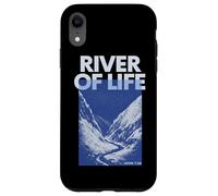 River of Life Christian Faith Jésus Worship Bible Reader Coque pour iPhone XR