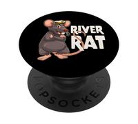 River Rat - Bateau communautaire de plaisanciers Famille Pride PopSockets PopGrip Adhésif