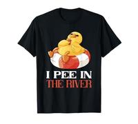 River Tubing I Pee in The River Float Trip Canard Flottant T-Shirt