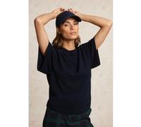 River Woods Basic Crew Neck Wide Ss Blue Taille: M | Pulls Outlet | Femme | Bleu
